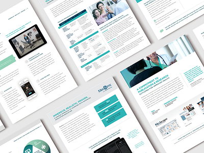 Medscape Brochure Pages brochure design healthcare layout design medical pharma white space