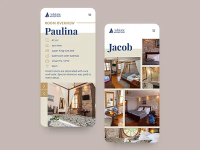 Hotel Website (Mobile view) design flat hotel minimal responsive ui user interface ux web webdesign website