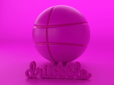 Hello Dribble! 3d animation animation c4d debut mograph monotone motion graphics redshift