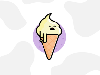 I scream, You scream, Ice Cream app art clean design flat graphic design ice cream ice cream cone icon icon a day icon artwork illustration illustrator minimal stroke icon stroke illustration ui vector web website