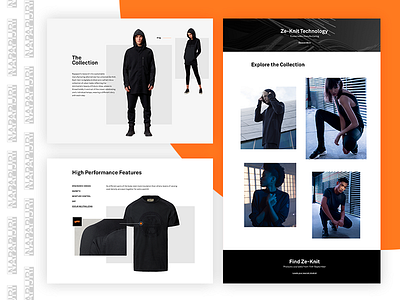 Napapijri Ze-knit Collection LP animation brand daily ui design digitalagency fashion layout napapijri playground sketch app ui ux