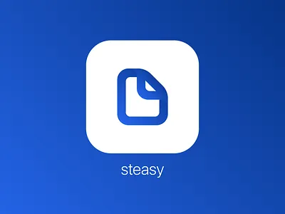 steasy - a student organization app app app store app store icon branding design icon illustration iphone logo minimal organize organized simple student