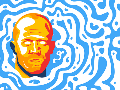 PORTRAIT. JASON STATHAM art design illustration jason statham minimal portrait portrait art vector