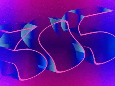 305 Day design illustration miami numbers type typography ui vector