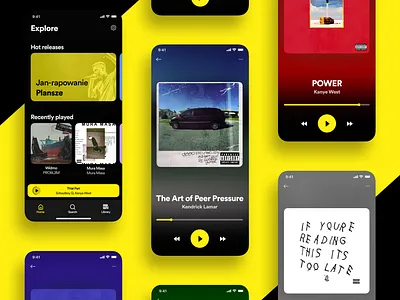 DailyUI 008 - Music Player app concept dailyui dailyui 009 ios mobile mobile app design music app player ui ux webdesign