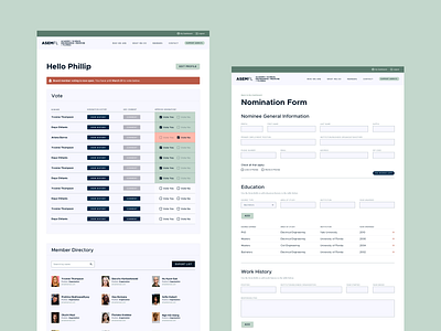 ASEM-FL Voting System dashboard engineering florida form interaction medicine product design science voting voting system website