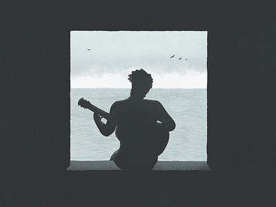 Free art birds free guitar illustration musician painting procreate sea valparaiso