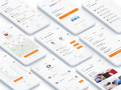 Jobs Done clean app design freelance job app job application marketplace minimal app design ui user experience user interface ux website design worker