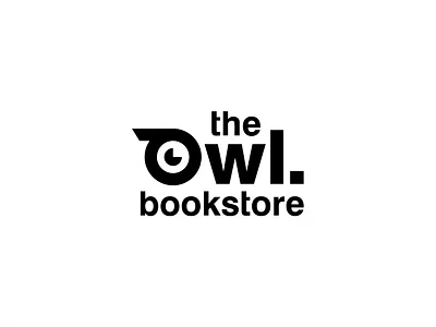 The Owl Bookstore animal book bookstore branding brandits logo owl publishing house store typography