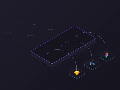 Migrating Your Files add design tool figma import isometric migrate onboarding phone photoshop prototype sketch ui upload ux