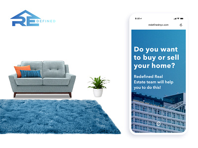 REdefined Page Concept app application brand branding branding design clean design flat icon identity ios lettering logo logo design mobile typography ui ux web website