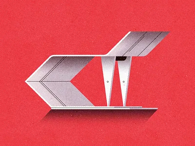 Soviet Bus Stop architecture brutalism bus stop communism concrete design flat geometric gradient halftone illustration public transportation russia texture vector