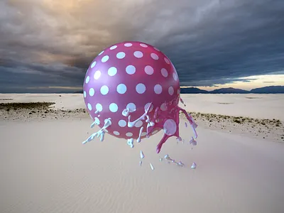 1st Attempt at 3D Art 3d art adobe dimension graphic design