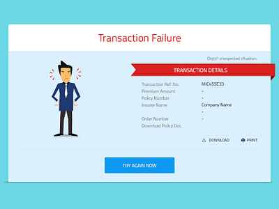 Failed / Feeling bad for the money 2d art character design flat illustration ui uidesign ux