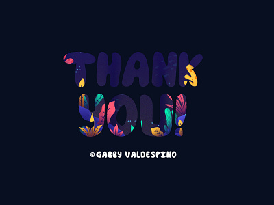 Thank you! design illustration vector