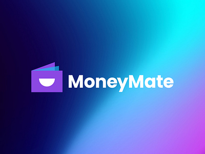 MoneyMate - Logo and Brand Identity brand identity branding case study crypto design studio finance tech media fintech identity identity design logo logo design logo designer logotype mark metaverse money overlay symbol verse wallet smile