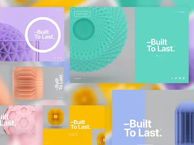 –Built To Last™ | Layout Explorations branding clean interaction landingpage logo minimal packaging type typography ui ui concept uidesign ux web webdesign website