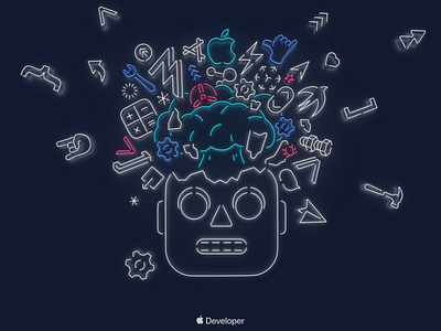 Robot Wallpaper WWDC19 500px 5k apple apple design apple imac apple iphone conference developer developers illustration imac mac macos osx wallpaper wallpapers wide world wwdc wwdc19