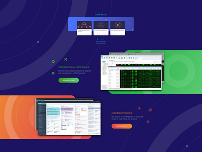 Controlup website uxui design website