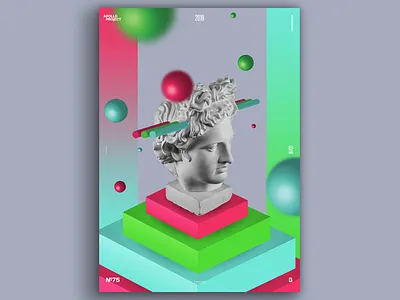 Fantasy Poster #75 3d challenge conception creation creativity design challenge graphic design graphic designer poster poster design process speed art