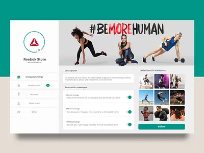 Settings concept of Whatsapp for bussines account daily 100 daily ui dailyui dashboard graphic design inspiration interface profile settings settings page ui ux web whatsapp