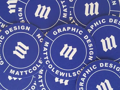 Coasters arial black branding logo personal type
