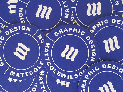 Coasters arial black branding logo personal type