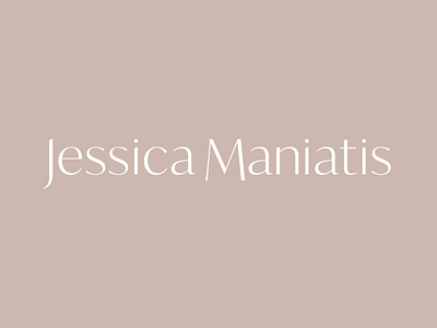 Personal Logo (WIP) beige branding logo type