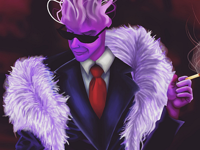 Underfell Grillby fanart bartender fanart fire grillby realism sexy suggestive underfell underfellgirllby undertale