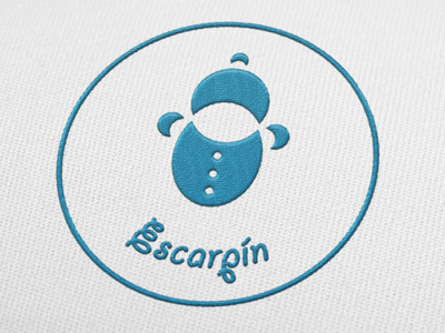 Logo Escarpín Boy baby blue bluelogo boy brand branding cyan design dribbble dribble logo logodesign