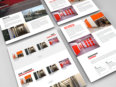 Website Design | Self Storage Investment Management Firm design uiux responsive web design webdesign wordpress