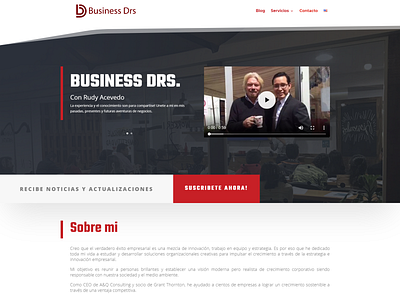 Website Design | Business Consultant design uiux responsive web design