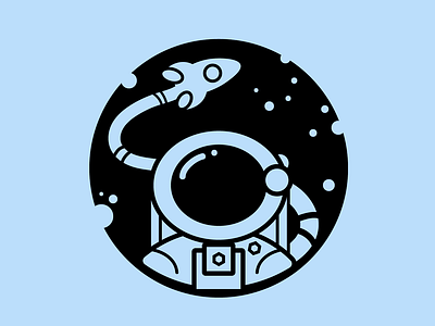 Astronaut 👨‍🚀 adobe illustrator astronaut icon icons illustration logo ui vector