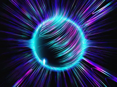 From Space With 💙 color dream fantasy illustration nft opensea space