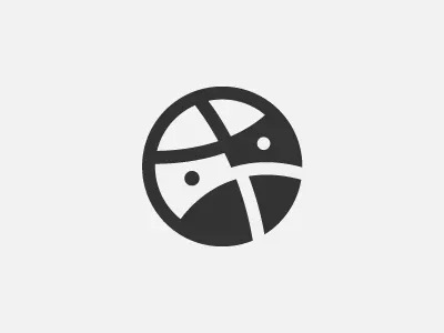 Yin Yang Dribbble balance ball basketball black white black and white bw dribbble dribbble logo famous logo harmony logo monogram ninja opposite pirate sports vice versa yin yang yin yang yinyang