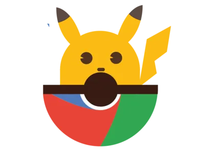 google-chrome-pikachu adobe illustrator