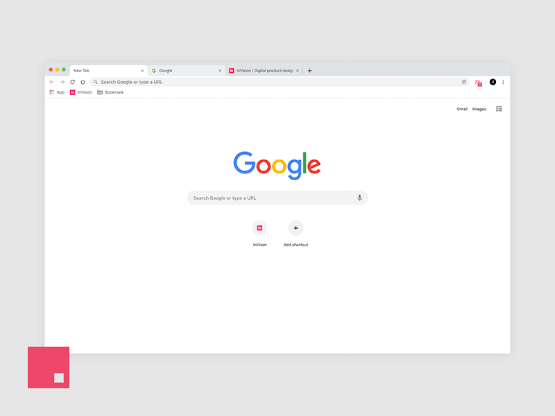 Chrome Mockup - InVisionStudio browser chrome freebie google invision invision studio mockup