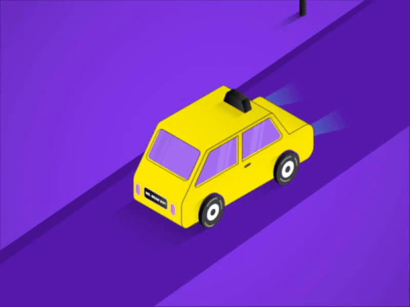 Car Dribble Shot car dribbble isometric rishabh yellow yellowcar