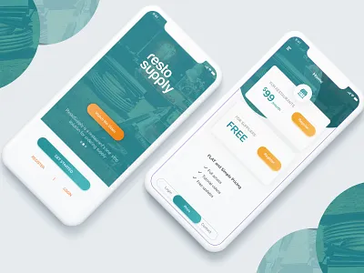 Resto Supply Apps UI/UX Design apps clean design ios ui user experience designer user experience ux user interface design ux