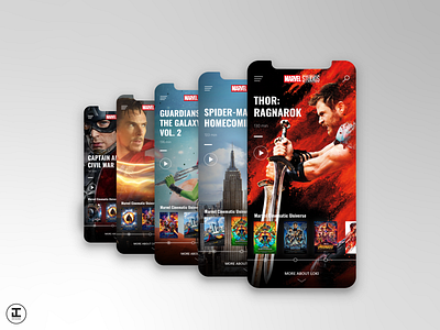 MCU App Concept: Thor: Ragnarok (#17) adobe avengers design hulk illustrator iphone loki marvel marvel comics marvelcinematicuniverse mcu mobile movie movie app shot superhero thor thor ragnarok ui ux