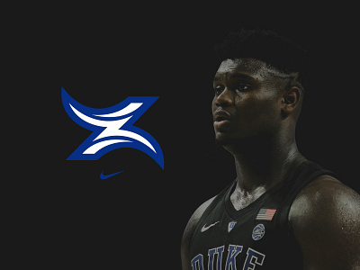 Zion Williamson Personal Branding Concept basketball branding duke lettermark logo personal personal branding player williamson z z logo zion