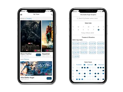 Movie tickets booking