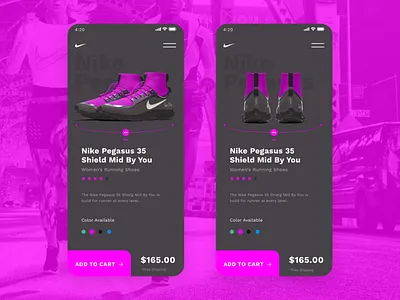Nike Store App concept ecommerce ecommerce app ecommerce design interface nike nike air max nike running online shoes store online shop online store redesign running shoe design shoes sneaker sneakerhead ui