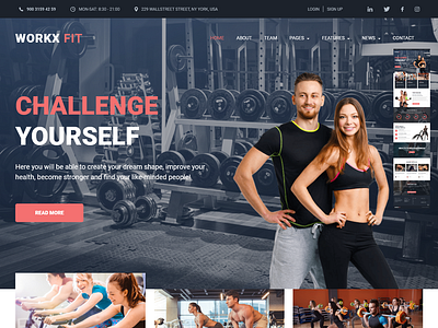 WORKX FIT best design brand identity brand identity design branding design crossfit dribbble best shot graphic design gym website illustration landing page concept landing page design product design ui ux design user experience design user interaction user interface design visual design web design workout app