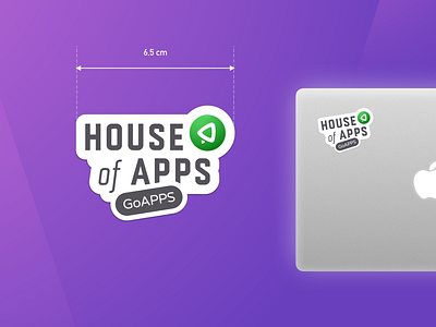 GoAPPS Sticker! affinity designer badge brand branding design emblem funny icon logo mark patch sticker sticker design