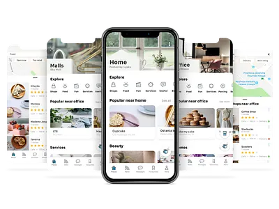 RionUp 2 app categories design figma mobile places ui ux
