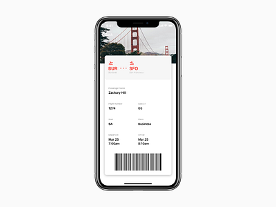 Daily UI 024 boarding pass daily 100 design fun minimal pass typography ui ux