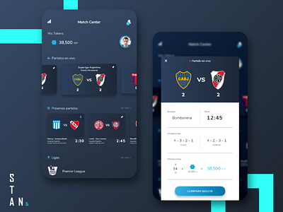 Token Sport - App design app app design block chain blockchain cryptocurrency crypto currency dailyui mobile app ui ui ux design ux ux designer ux ui design uxdesign