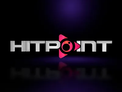 Hitpoint logo 3d branding design digital icon illustration logo motion music party psychedelic psytrance