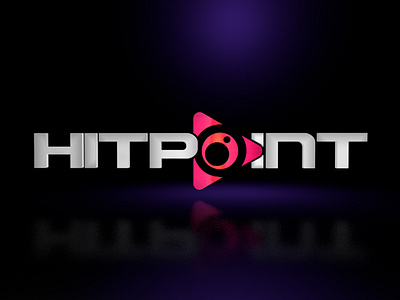 Hitpoint logo 3d branding design digital icon illustration logo motion music party psychedelic psytrance